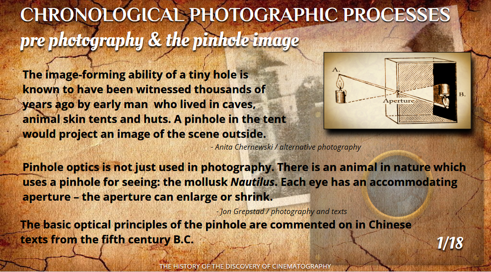 First Photographic Process CHAPTER TEN 1830 to 1839